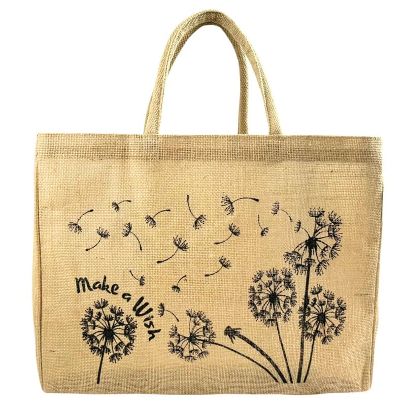 Domelo Panier de courses. Sac de shopping en jute. Grand sac de courses, sac de plage imperméable. Sac en jute comme sac de bain