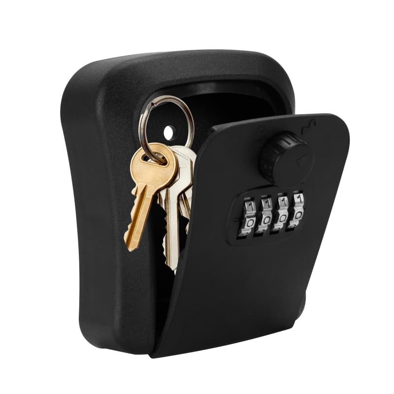 welsberg Boîte à clés, Coffre à clés, boîte à clés avec Code numérique à 4 Chiffres pour l'extérieur et l'intérieur, Coffre-Fort