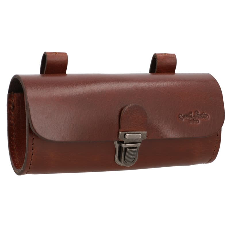 Gusti Fabrice P. Sacoche de selle en cuir - Sacoche de guidon de vélo - Sac à outils - Sac de rangement - Sac de rangement - Sac