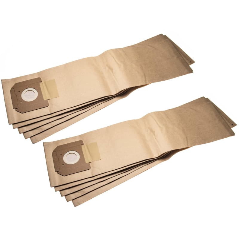 vhbw 10x sacs compatible avec Kärcher NT 561 Eco, NT 561 Eco Craft, NT 561 Eco M, NT 561 Eco TE aspirateur - papier, 75,5cm x 20