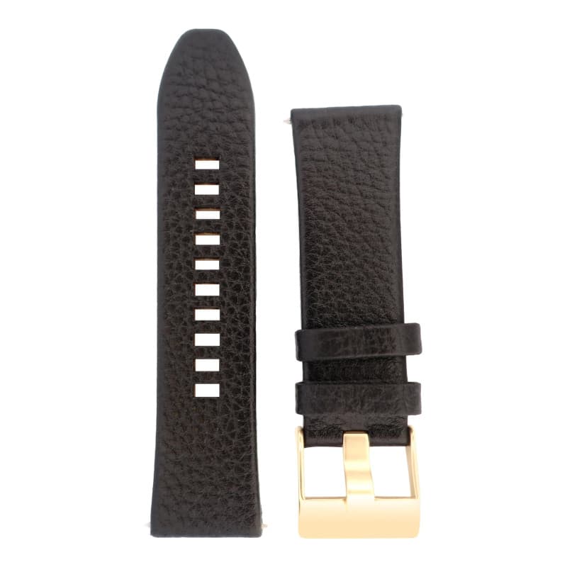 Diesel Montres pour Hommes 26mm, Cuir Noir, Bande de Rechange Originale pour DZ4344