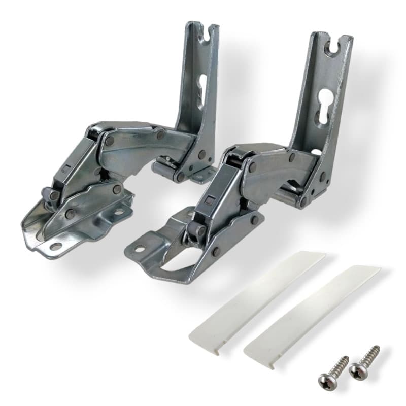 DL-pro Ensemble de charnières de porte supérieure et inférieure pour AEG Electrolux 2211202045 2211201047 4055504197 pour Gorenj
