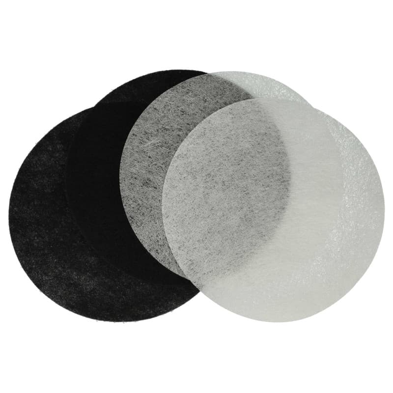 vhbw 2x filtre à charbon actif, 2x filtre à graisses remplacement pour Moulinex AD-5 pour friteuse - 4 filtres