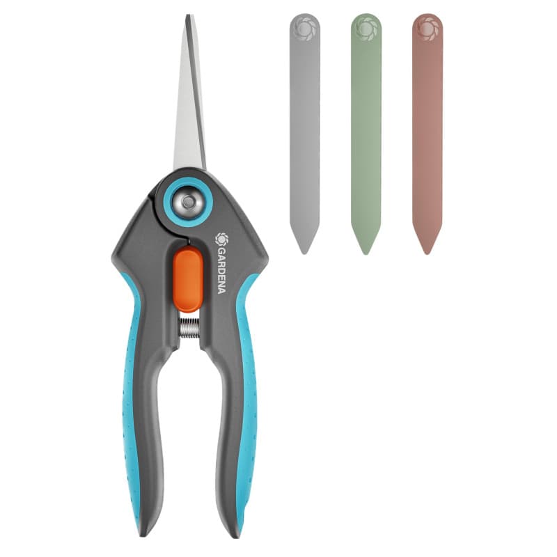 Gardena Set FreshCut: Ciseaux de cueillette en INOX pour Une Coupe précise des Herbes, des Baies ou des Fleurs, Lame de 47 mm, C