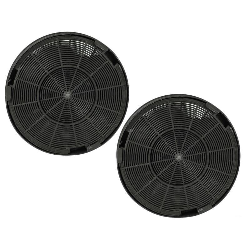vhbw 2x Filtre à charbon actif compatible avec Beko 8849773200, 8849783200, 8863493200, 8863503200, CWB6441XNH, CWB9441XNH hotte