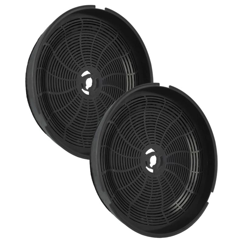vhbw 2x Filtres à charbon actif compatible avec Smeg KTR110XE, KT90PE CREME, KT90PE, KT90P, KT90GRE, KT90BLE, KT90BL, KV26B, KTR