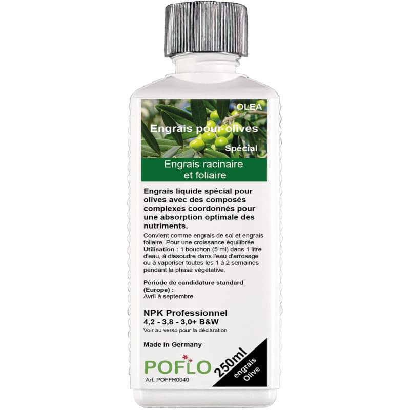 Engrais liquide pour olives Engrais HIGH-TECH pour oliviers 250 ml