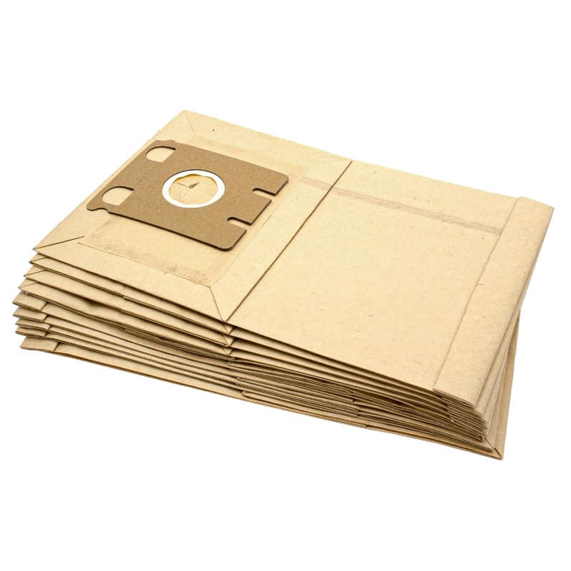 vhbw 10x Sacs compatible avec Miele S217, S218, S219, S220, S221, S222, S223, S224, S225, S226 - papier, Typ E, 31cm x 19,5cm, c