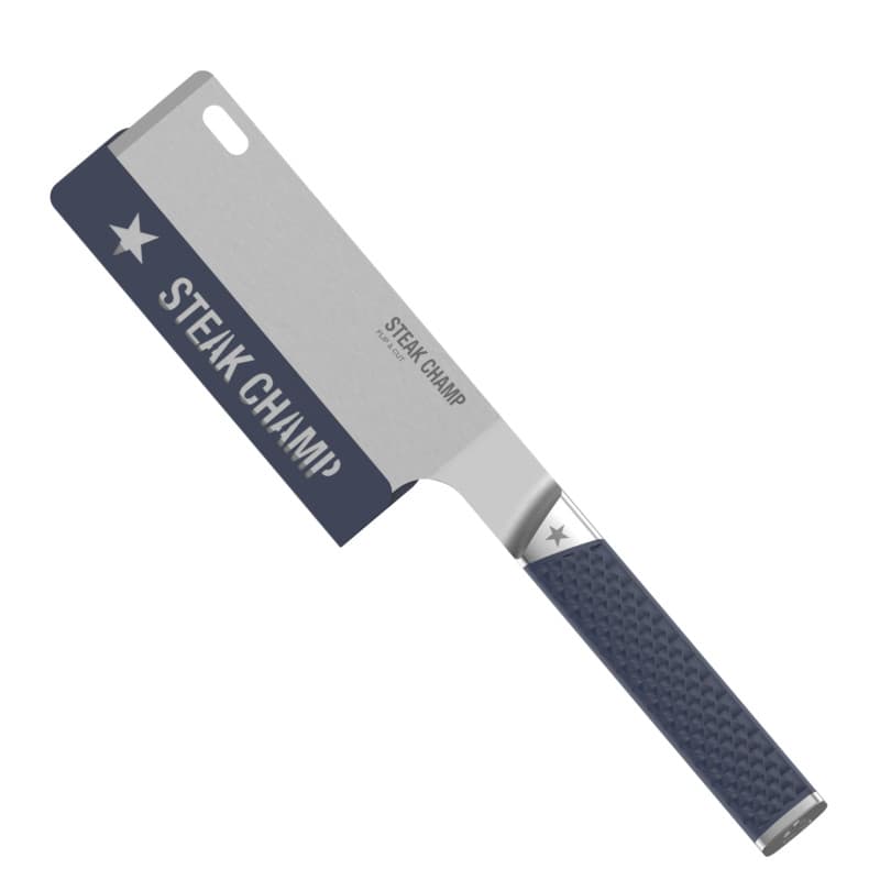 Steak Champ Spatule Flip & Cut : Spatule pour plancha, barbecue et poêle, avec tranchant de couteau de haute qualité et poignée