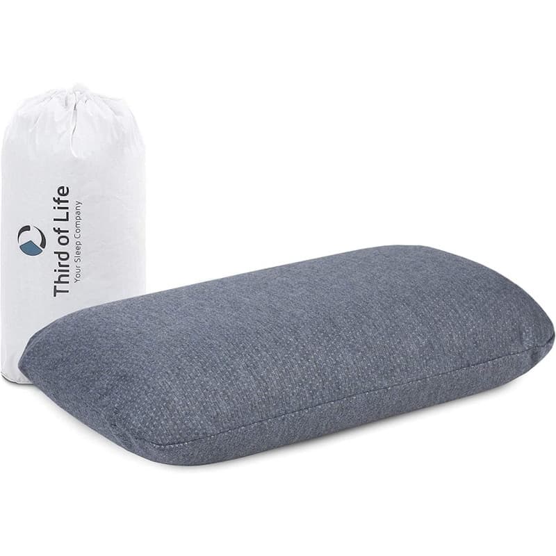 Oreiller Cervical de Voyage VOLAR Quickdry | Petit Coussin Cervical Ergonomique à mémoire de Forme | Housse avec Thermorégulatio