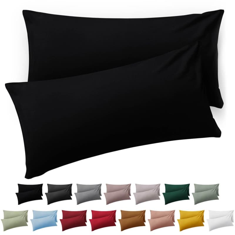 Blumtal Taie Oreiller 40x70 Lot de 2 - Housse de Coussin Microfibre - Taies d'oreillers avec Fermeture enveloppe, certifiée Oeko