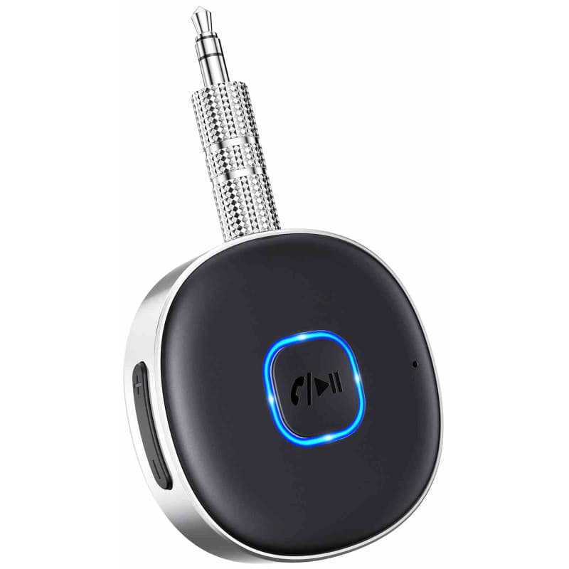 Mohard Récepteur Bluetooth Voiture, Adaptateur Bluetooth 5.3 Jack pour Haut-Parleur/Stéréo Domestique/Casque Filaire, 3.5mm AUX