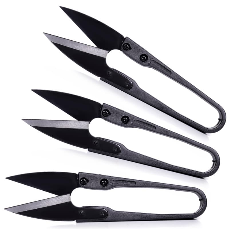 Lot de 3 mini-sécateurs – Ciseaux en acier inoxydable pour plantes et précision – Idéal pour tailler bourgeons, feuilles et fils