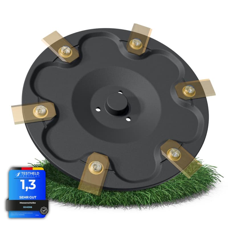 Disque à lames Tuning pour 6x lames - Disque à lames renforcé de fibres de verre pour tfor Segway Navimow i Series (i105E, i108E