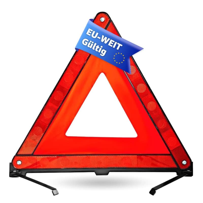 OwnWheel Triangle d'urgence Voiture & Voiture - Rouge - Triangle de Panne d'urgence - Triangle de signalisation pour Le Code de