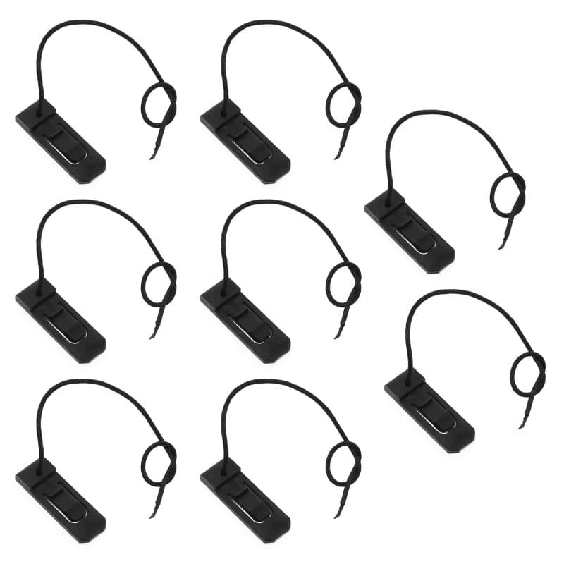 YINETTECH Lot de 8 clips pour aileron de planche de surf, pagaie, bassin versant, pour planches longues, planches de surf, 42 x