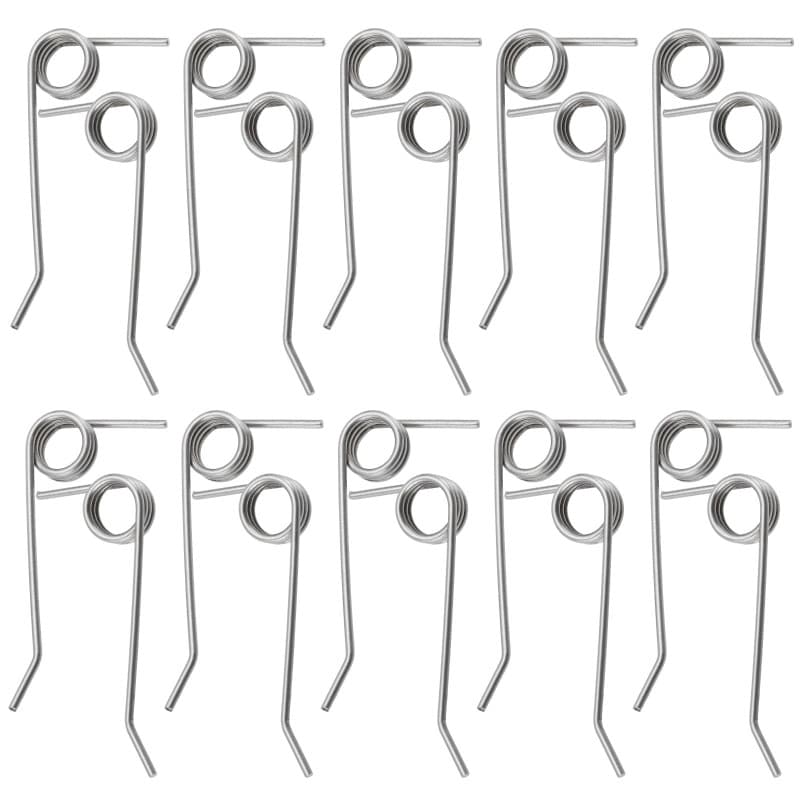 eMagTech 10 Paires de Ressorts Solides en Acier Inoxydable pour Scarificateur Électrique Compatible avec WOLF-Garten VS 302 E VA