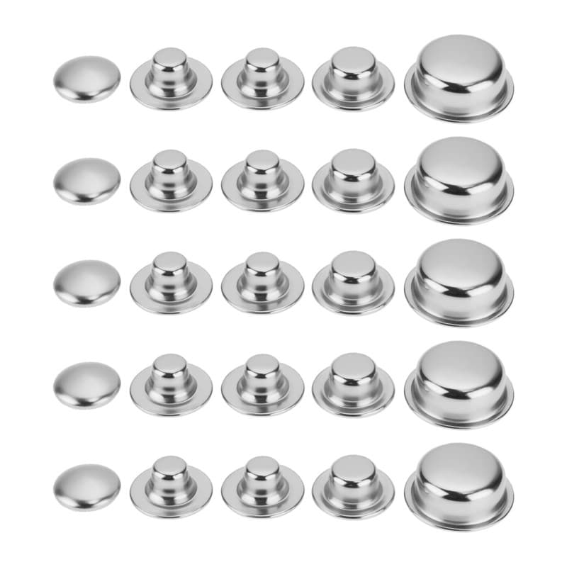 ECSiNG 50PCS Rondelles Starlock à Capuchon 4mm-10mm pour Clips de Retenue D'arbre Rondelles de Blocage D'arbre Rondelles à Emboî