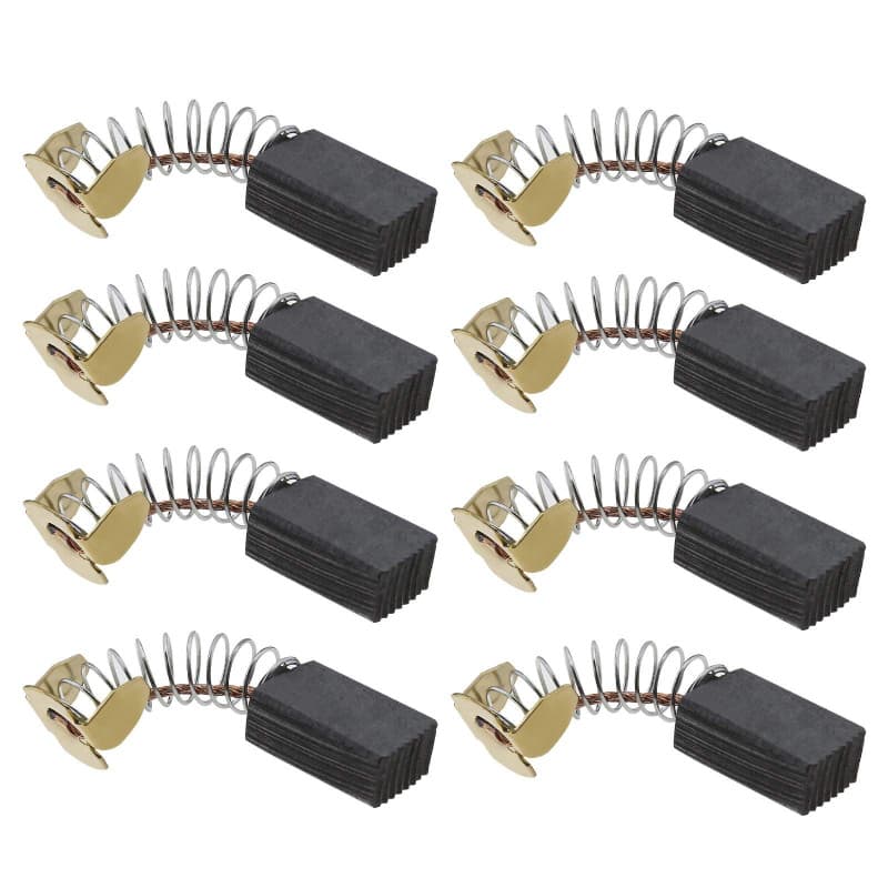 eMagTech 4 Paires Balais de Charbon de Moteur CB103 6x10x16mm Compatible avec HM0810 181030 Pièces de Rechange d'outils Électriq