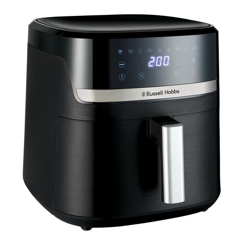 Russell Hobbs Air Fryer XXL 8,3L Rapid Air (Compact, Silencieux, Pizza Ø 26cm) Friteuse sans huile (9-en-1, Cuit, gril, rôtit et