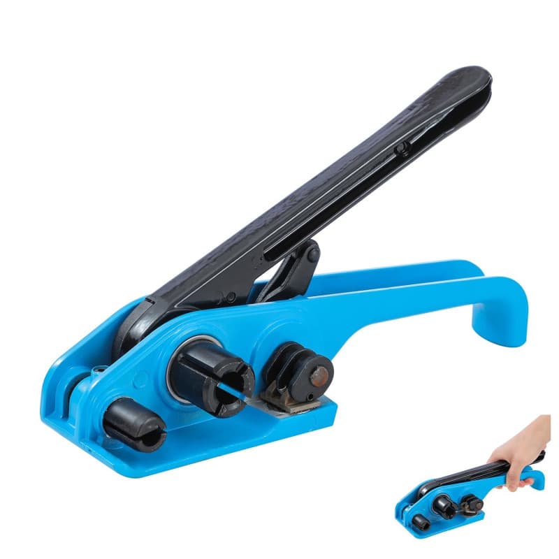 KATSU Outil de Serrage des Bandes Tendeur Main, Cerclage d'Emballage de Scellement de Palette Robuste, pour 11 à 19 mm Largeur P