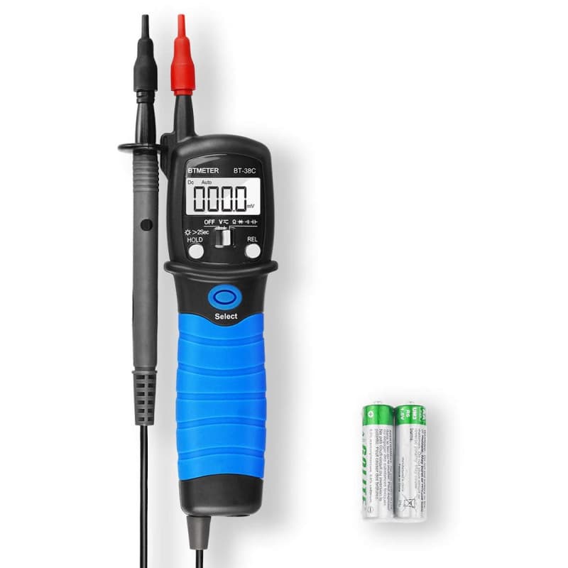 Multimètre Numérique Stylo Voltmètre Testeur de Continuité, Testeur de Tension AC DC Testeur Electrique Mesure la Tension, le Co