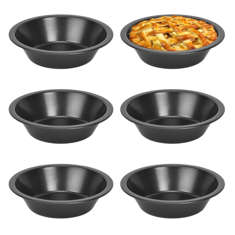 6 Petits Moules à Gâteaux, Assiettes à Tarte Personnelles, Assiettes à Tarte En Aluminium, Plats Cuits Au Four, Assiettes à Tart
