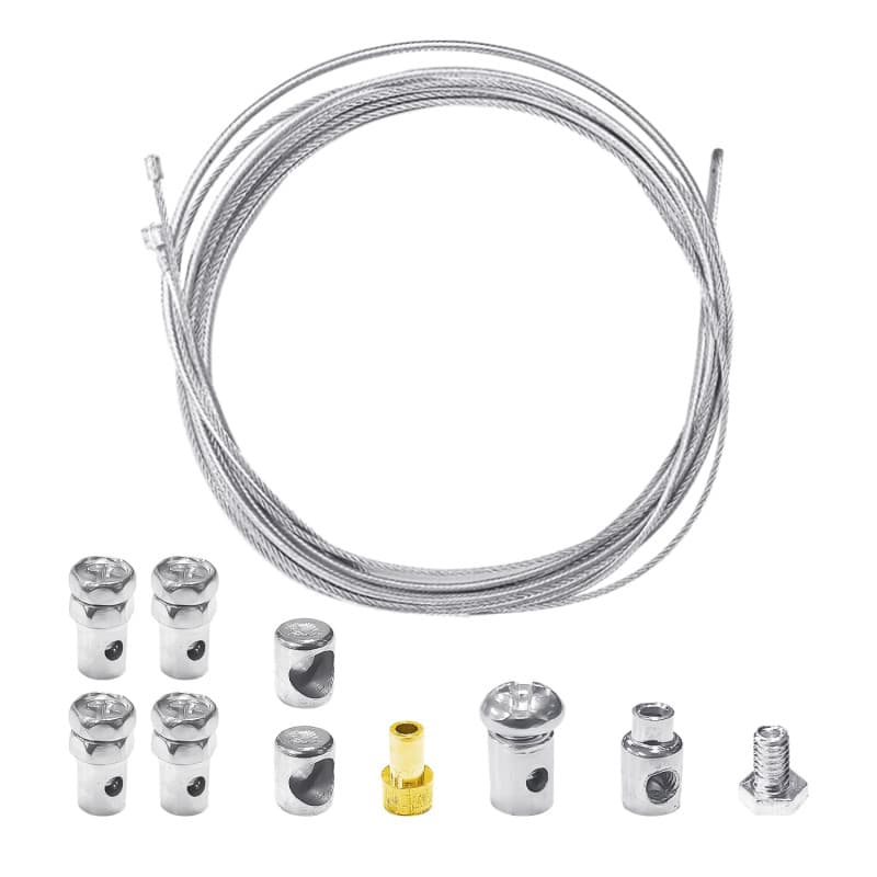 1 kit de réparation de câble universel, levier d'accélérateur, kit de réparation de câble de moto, frein, câble d'embrayage, acc