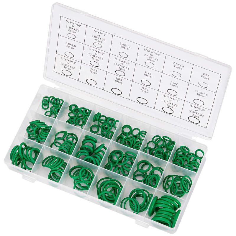 270PCS Joints Toriques Kit 18 Taille Pour Rechange Hydraulique Climatisation Bonne Étanchéité Sur Des Raccords d'arrosage Pour P