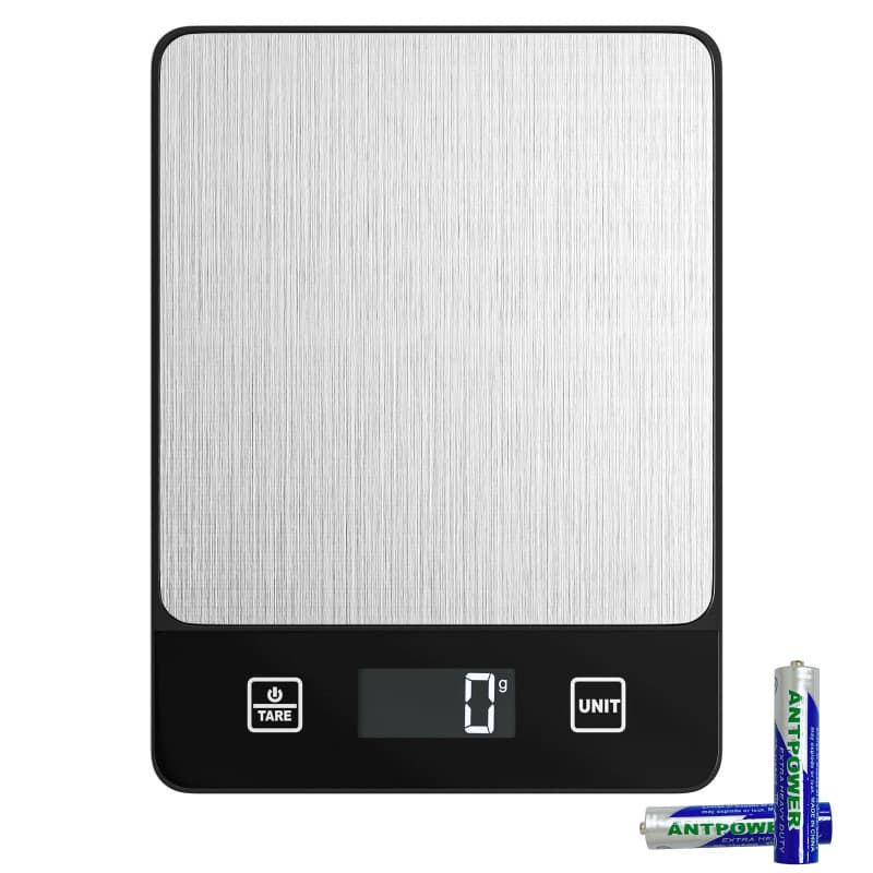 Newaner 10kg/1g Balance de cuisine precision Électronique, inoxydable pese aliment cuisine avec affichage LED et fonction tare,