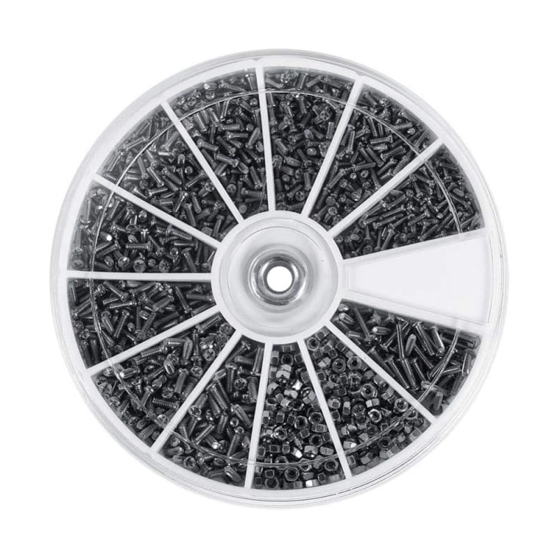 Assortiment De 600 Petites Vis Et Ecrous En Acier Inoxydable, M1 M1.2 M1.4 M1.6 Pour Montres Et Lunettes