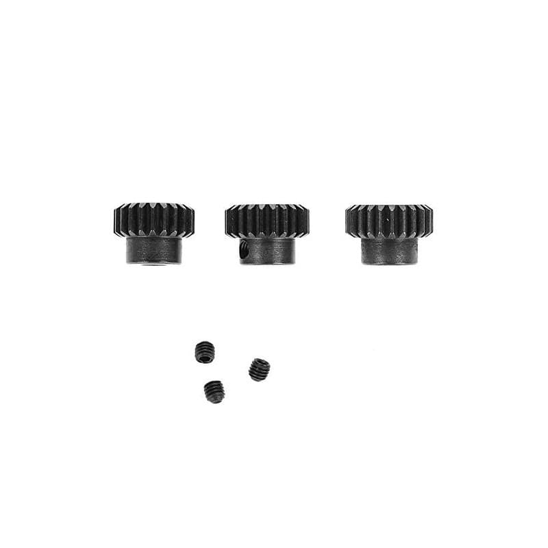VGEBY Ensemble de Pignons, Engrenages de Moteur de Voiture RC Durcissant 3.175mm 13-15T 16-18T 19-21T 21T-23T en Acier Chromé 48