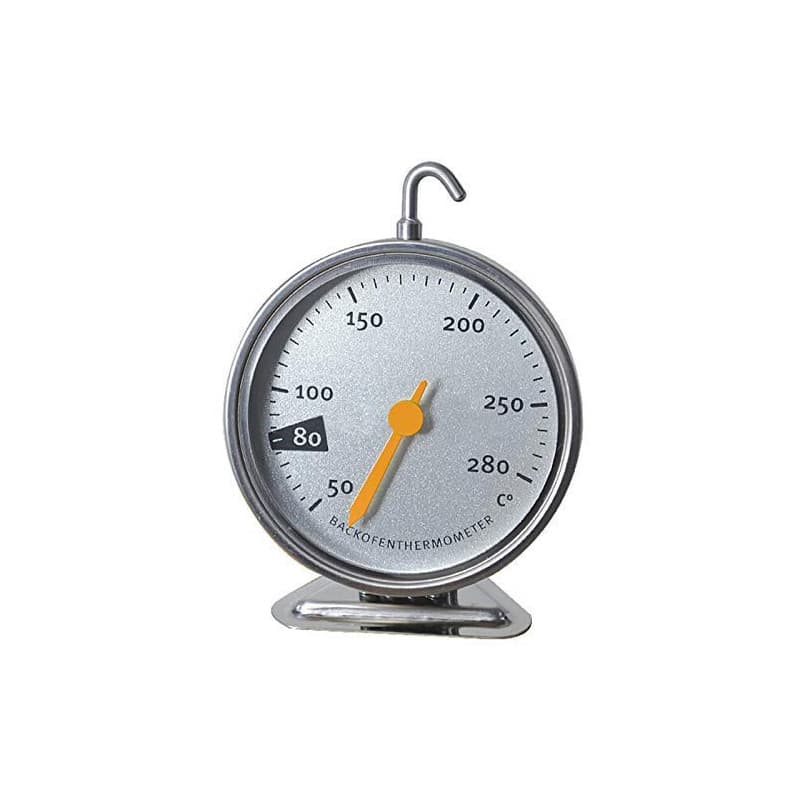 Itian Thermomètre au Four en Acier Inoxydable avec Crochet Suspendu Outil de Cuisson de Cuisine, précis et utile