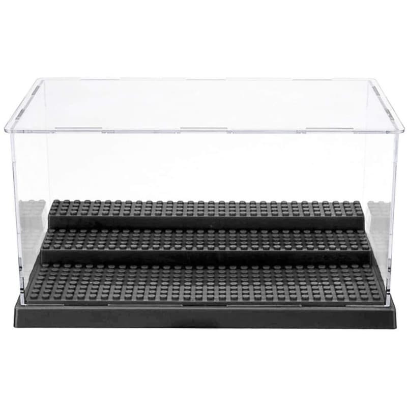 Bricklight Vitrine de modèle Acrylique pour Figurines Lego BRICKHEADZ 21302 71361 Speed Champions Cars Petite
