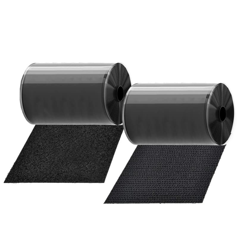 TEUVO Anti Glisse Scratch Autocollant pour Bois Étage, Bande Auto Agrippante pour Tapis, 11cm Large et 1m Long