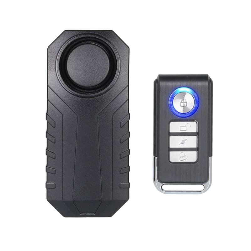 Mengshen Alarme De Vélo, Alarme Antivol sans Fil pour Vélo Moto Voiture Véhicules Portes Et Fenêtres, 113db Super Fort Et étanch