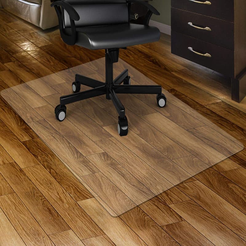 Kuyal Tapis de Chaise Transparent pour sols durs Tapis de Sol Transparents Tapis de Protection en Bois/carrelage pour Bureau et