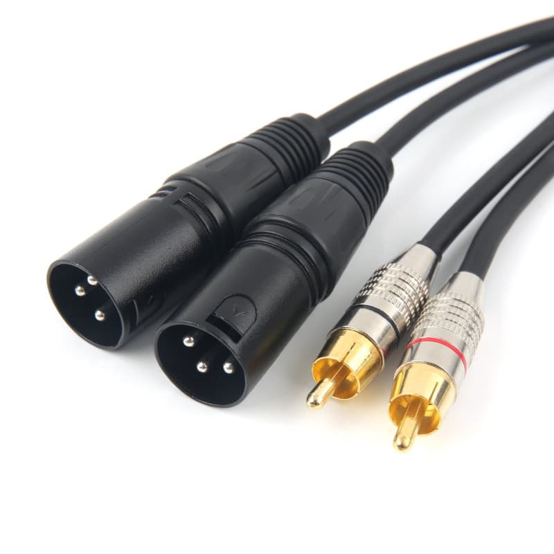 SiYear Câble de raccordement pour répartiteur en Y, avec mini-jack de 3,5 mm, câble d'interconnexion asymétrique TRS vers Dual X