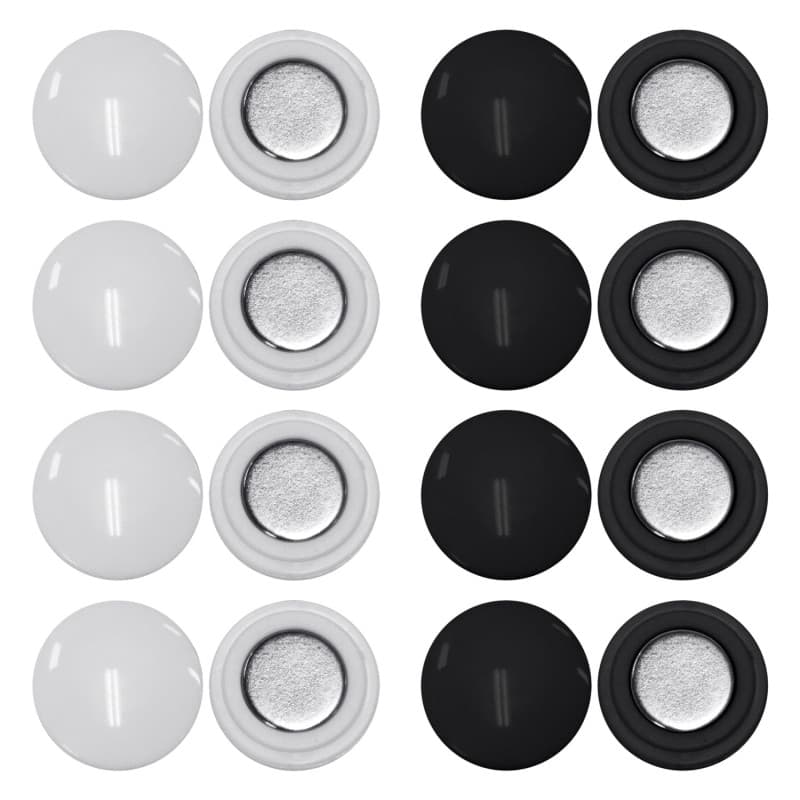 EHDWXVZM 8 Paires D'Aimants pour Numéro De Départ, Accessoires De Numérotation, Aimants pour Numéro De Marathon, Boucles De Fixa