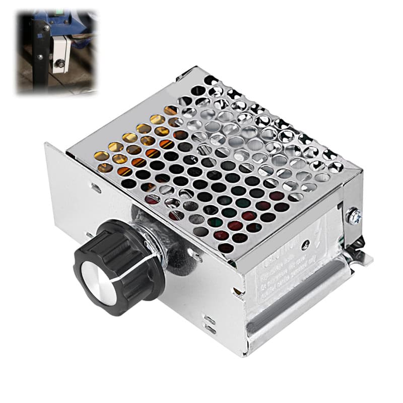 Régulateur de Tension AC 4000 W Régulateur de Vitesse pour Moteur électrique variateur 220 V, régulateur Vitesse Moteur 220 V po