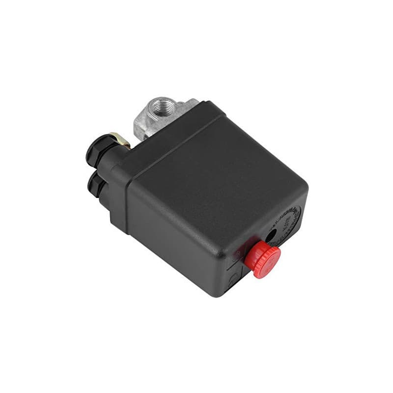 90-120PSI Compresseur d'air à quatre ports Pressostat Régulateur de réduction de pression rapide 240V 16A