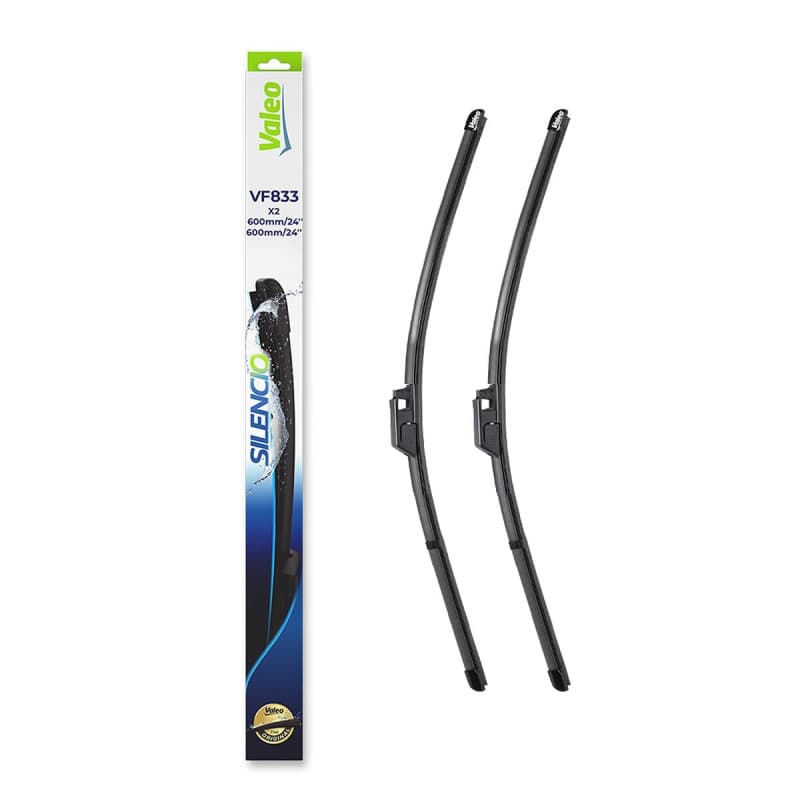 VALEO Silencio Essuie-glace - VF833 - Kit de Balais d'Essuie-glace Plat d'Origine de Haute performance, Visibilité Supérieure su