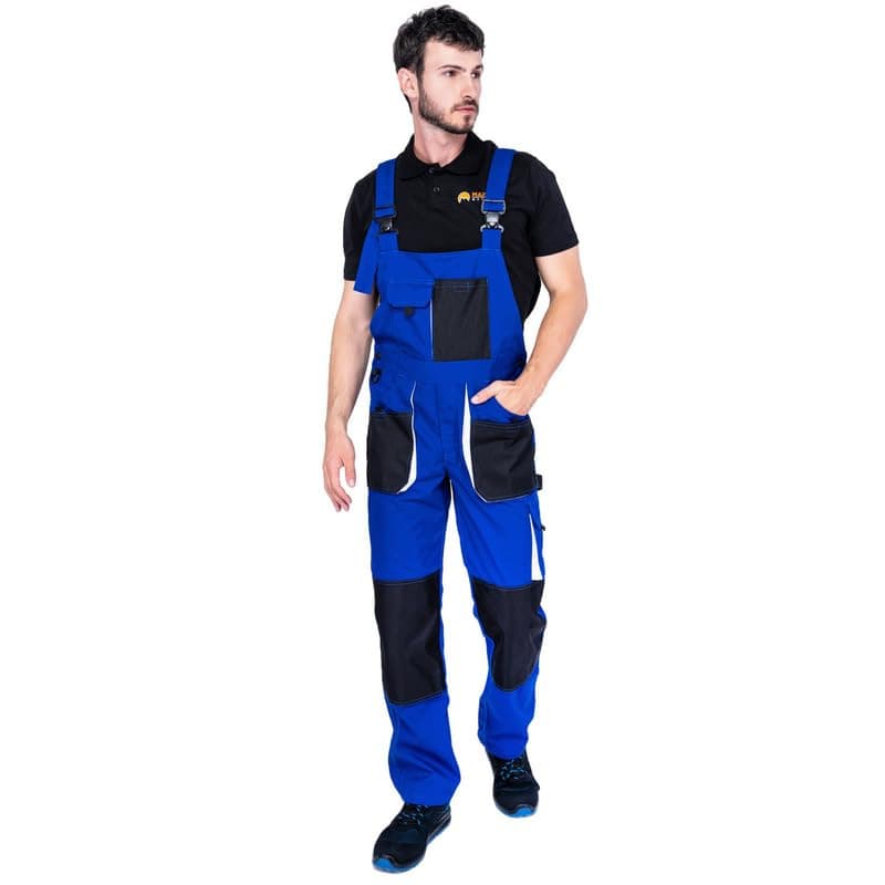 MAZALAT work wear Salopette de Travail Homme, Pantalon de Travail Homme, avec des Poches Genouillere. Pantalon Travail Homme, Ve