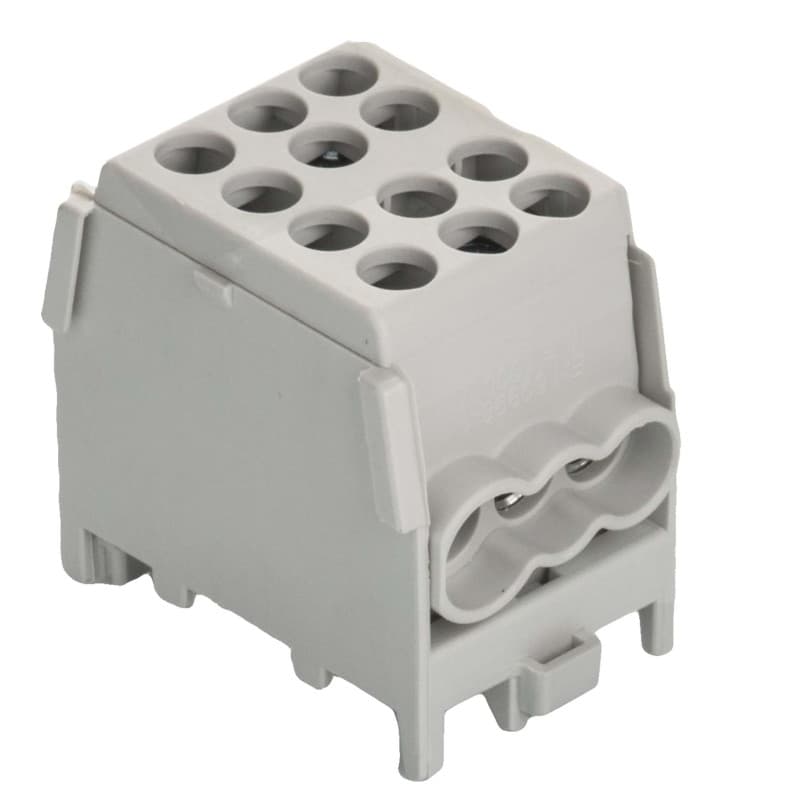 Pollmann HLAK 25-1/4 M2 Borne de dérivation Connecteur Electrique Borne de Raccordement Gris
