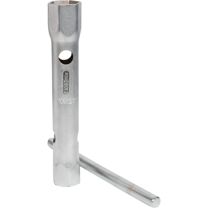 Ks Tools 518.0879 - Clé à tube droite - 24 x 27 mm - En chrome Vanadium - Finition Satinée