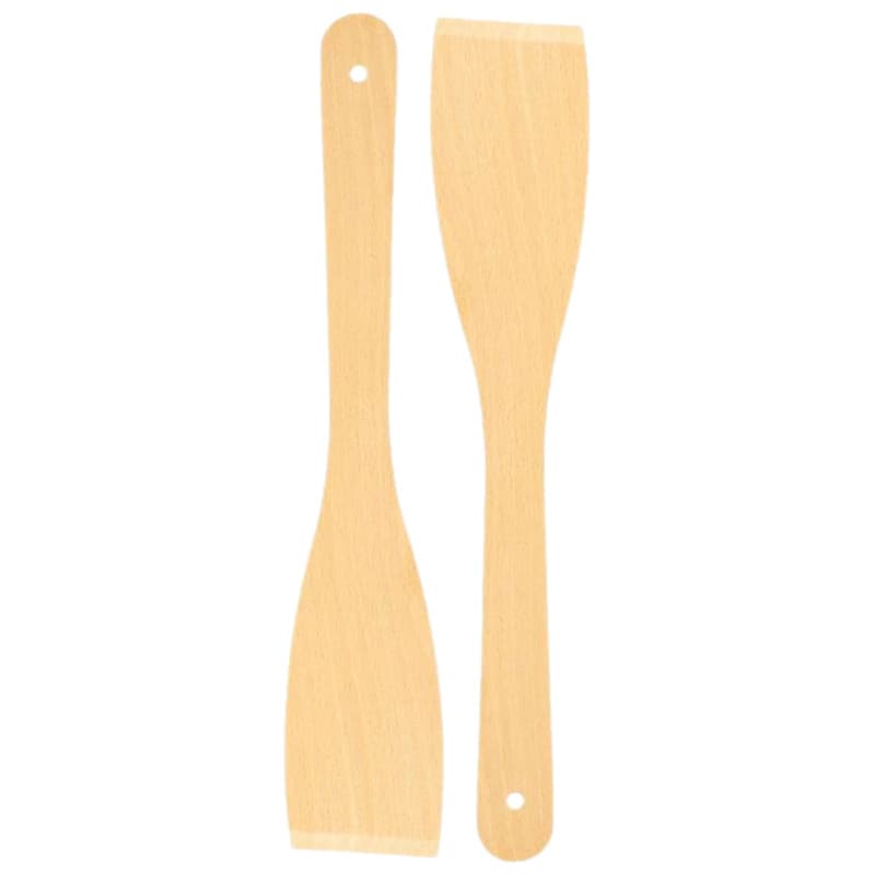 teemando® 2 spatules de 30 cm, un produit naturel en bois de hêtre