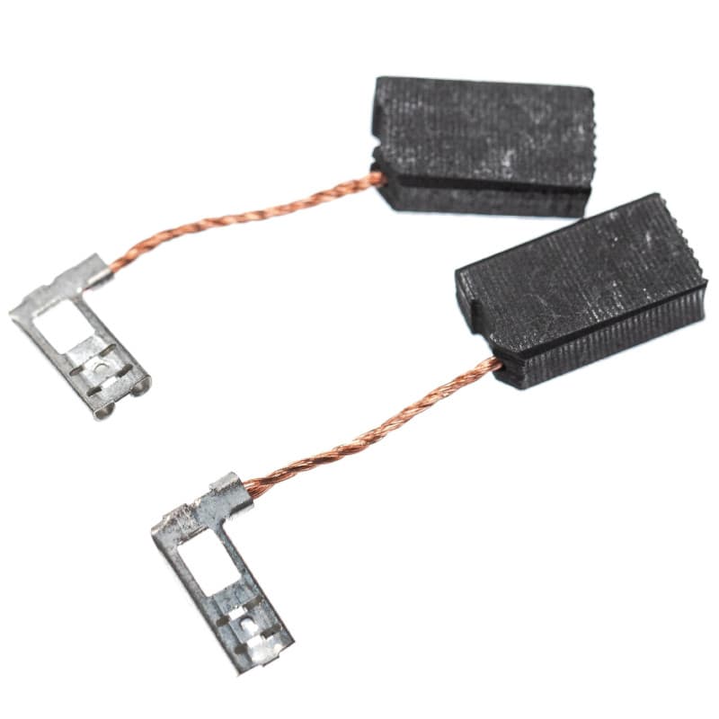 vhbw 2x balais de charbon 6 x 10 x 18 mm compatible avec Hilti TE 25, TE 25-S, TE 35, TE 35-C, TE 504, TE 505 marteau piqueur