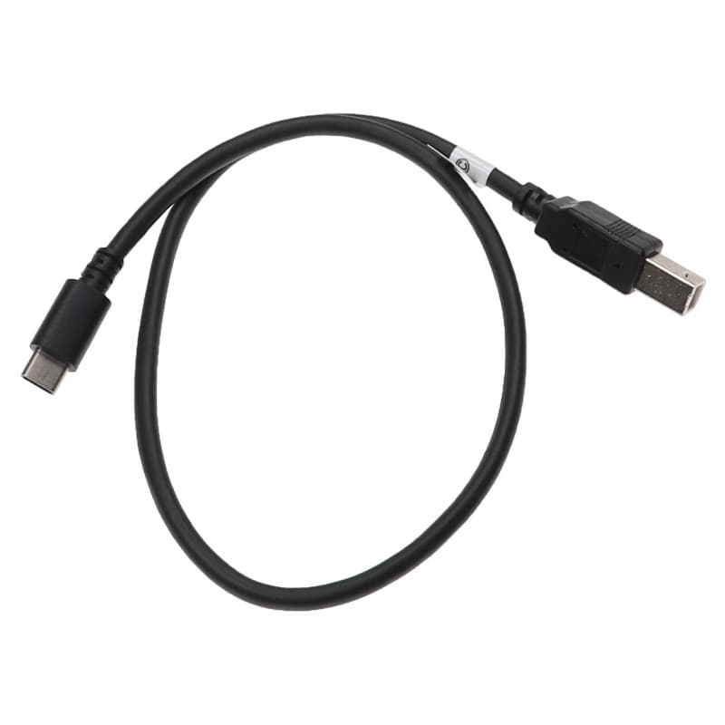vhbw Câble USB C vers USB B pour imprimante, scanner - Adaptateur 0,5 m, noir