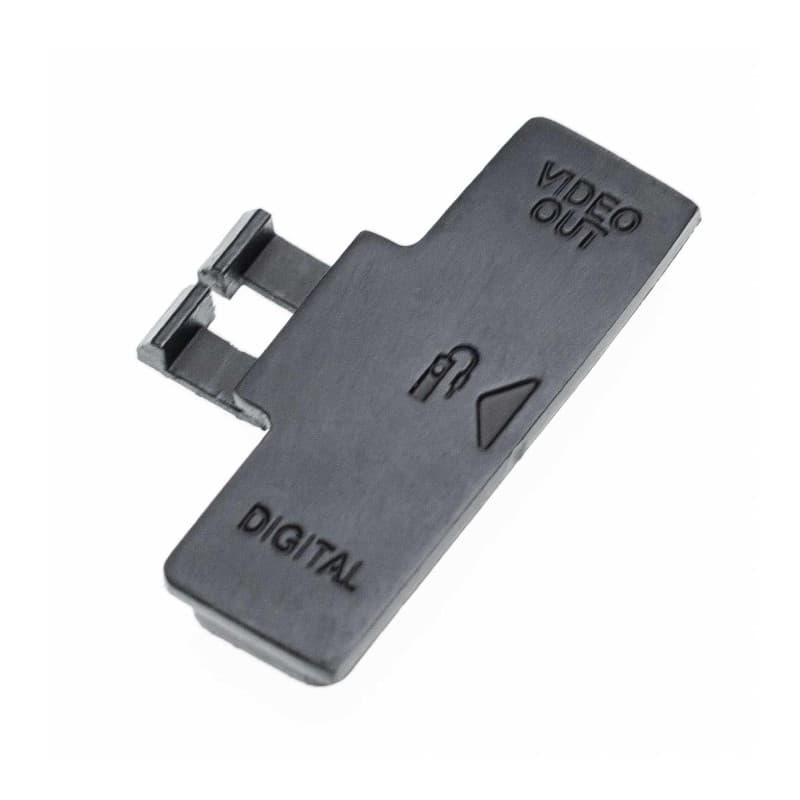 vhbw Cache-connecteurs Compatible avec Canon EOS 350D, EOS Kiss Digital N Appareil Photo DSLR, borne PC, Sortie AV Out et Digita