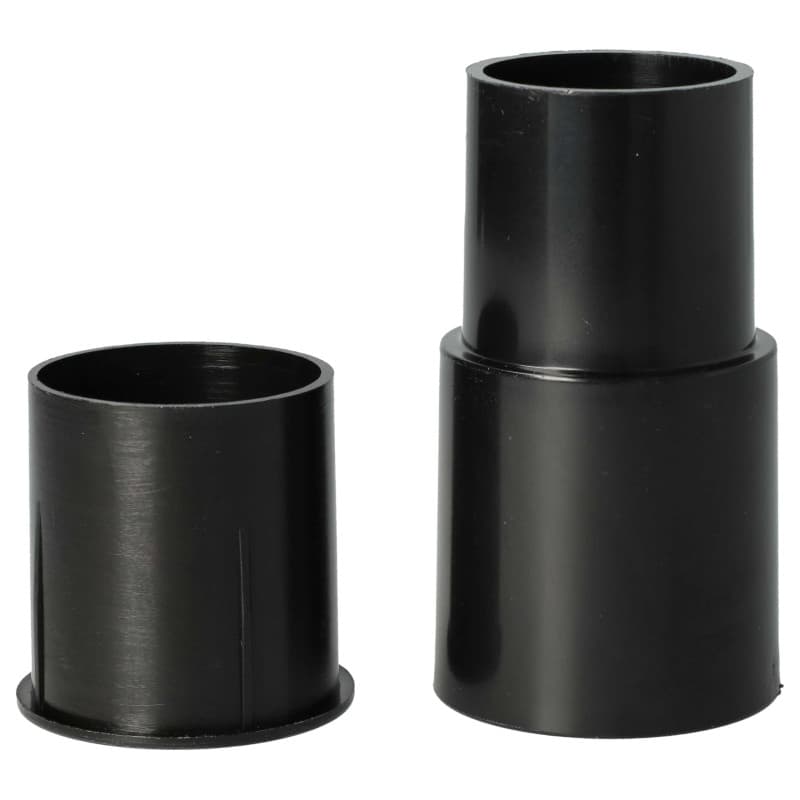 vhbw 2x Adaptateur d'aspirateur pour buse d'aspirateur, tube d'aspirateur/poignée avec connexion 32 et 35 mm - noir, plastique